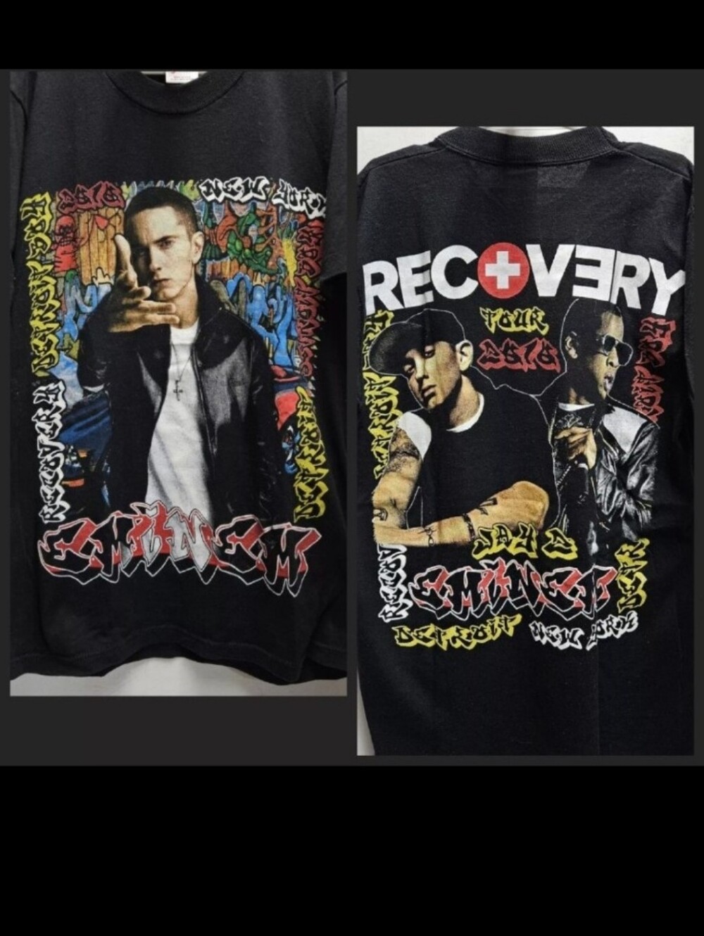 Eminem Recovery Vintage 2010 Single Stitch Jerzees Graphic Tee Mens Small